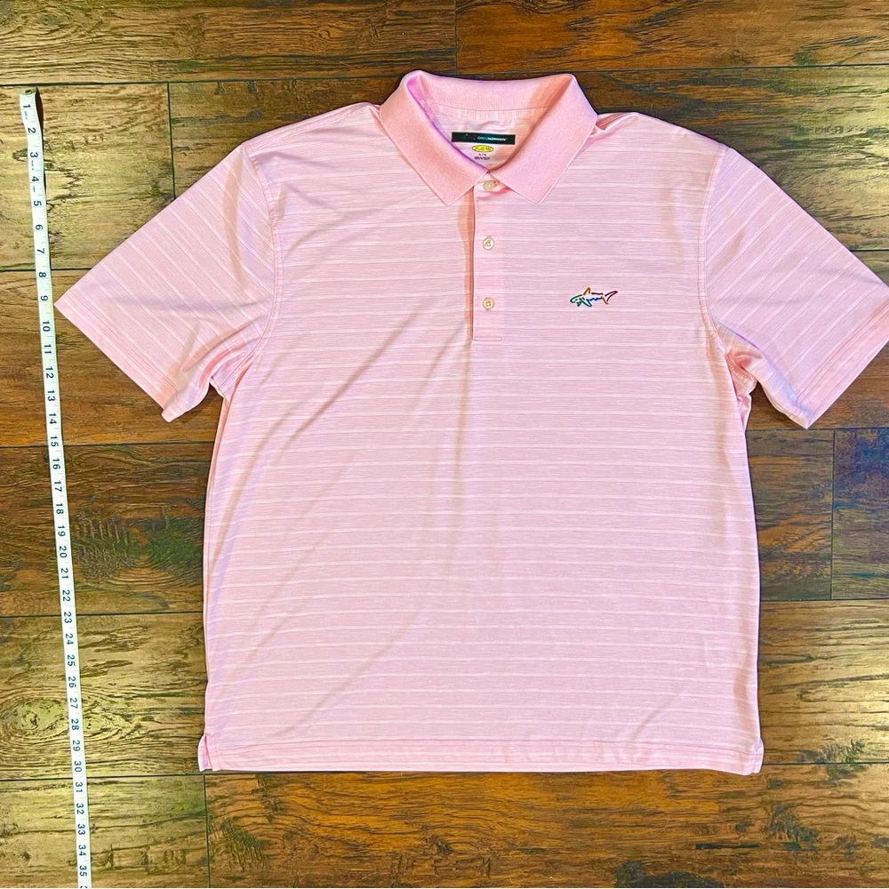 Greg Norman polo golf shirt - pink XL